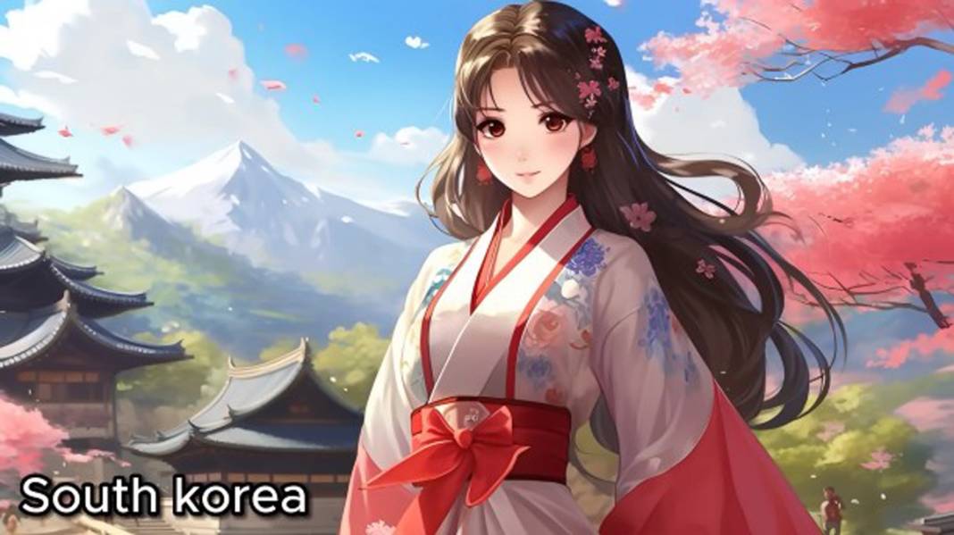 Yapay zeka her ülkeye bir anime karakteri tasarladı: İşte o ülkeler ve anime karakterleri... 70